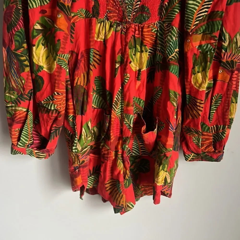 FARM Rio Red Forest Birds Romper - Picture 10 of 14